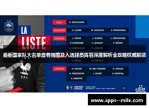 最新国家队大名单查看指南及入选球员阵容深度解析全攻略权威解读